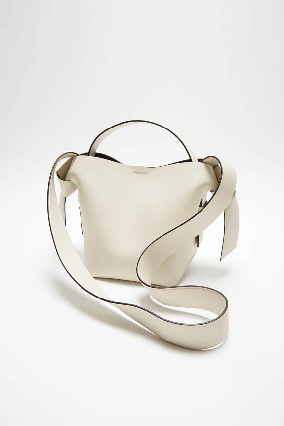 Acne Studios Musubi Mini Shoulder Bag R White/Black-3
